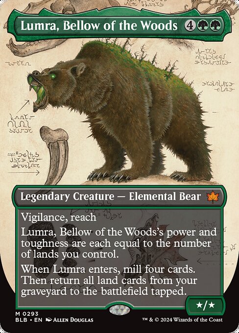 Lumra, Bellow of the Woods [Borderless Foil]