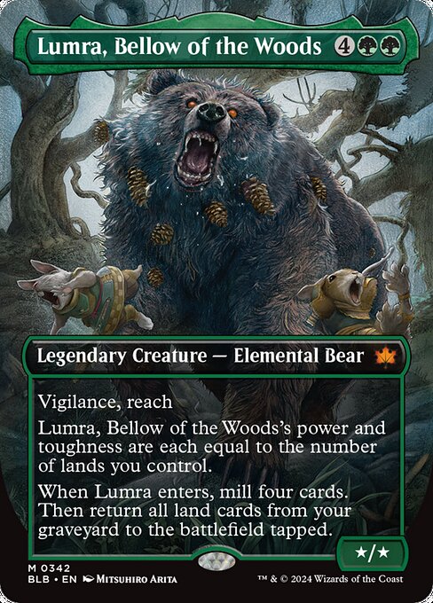 Lumra, Bellow of the Woods [Borderless Foil]