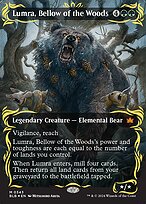 Lumra, Bellow of the Woods [Borderless Raised Foil]