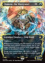 Clement, the Worrywort [Borderless Raised Foil]