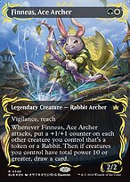 Finneas, Ace Archer [Borderless Raised Foil]