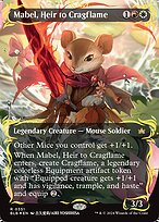 Mabel, Heir to Cragflame [Borderless Raised Foil]