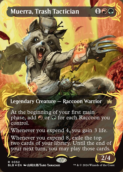 Muerra, Trash Tactician [Borderless Raised Foil]