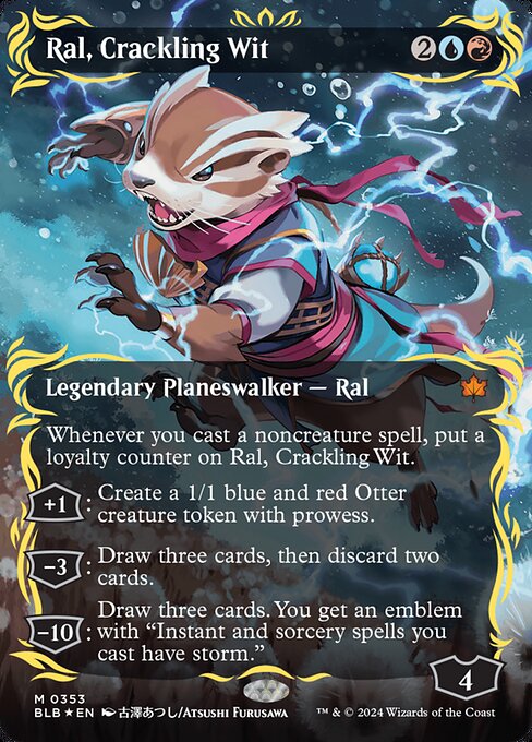 Ral, Crackling Wit [Borderless Raised Foil]