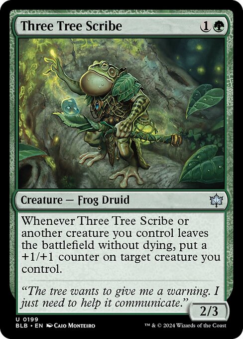 Three Tree Scribe [Foil]