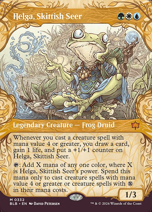 Helga, Skittish Seer [Showcase Foil]