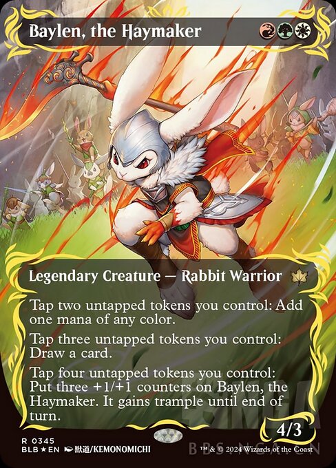 Baylen, the Haymaker [Borderless Raised Foil]