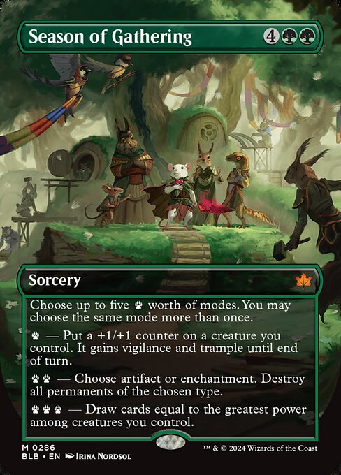 Season of Gathering [Borderless Foil]