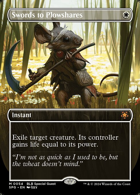 Swords to Plowshares [Borderless Foil]