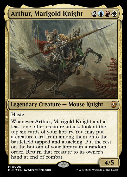 Arthur, Marigold Knight [Foil]