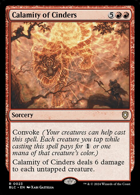 Calamity of Cinders [Foil]