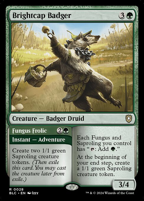 Brightcap Badger // Fungus Frolic [Foil]