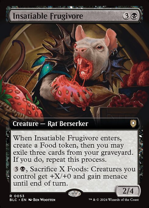 Insatiable Frugivore [Extended Artwork Foil]