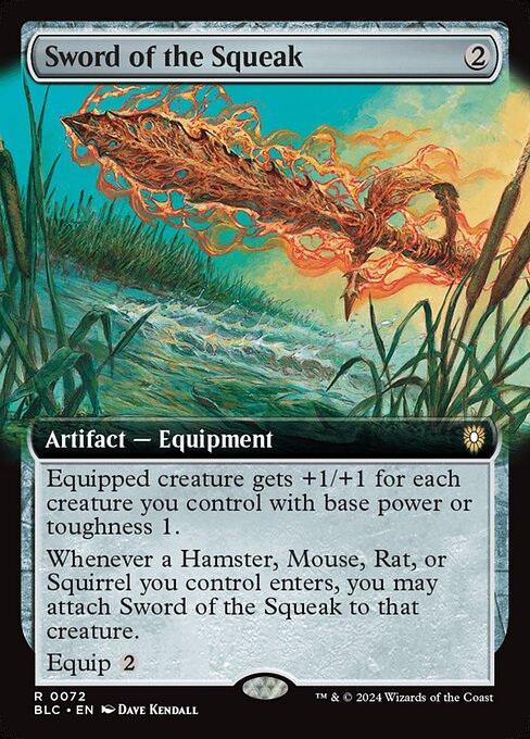 Sword of the Squeak [Extended Artwork Foil]