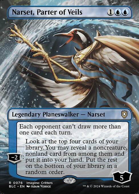 Narset, Parter of Veils [Borderless Foil]