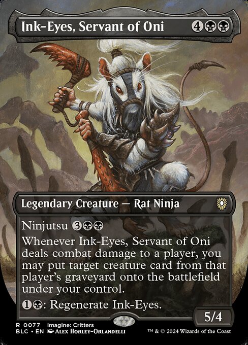 Ink-Eyes, Servant of Oni [Borderless Foil]
