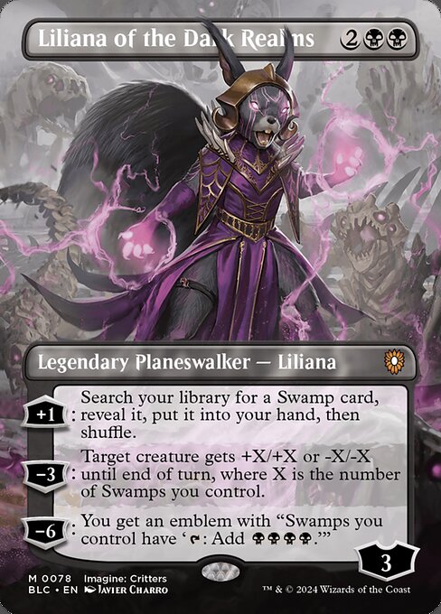Liliana of the Dark Realms [Borderless]