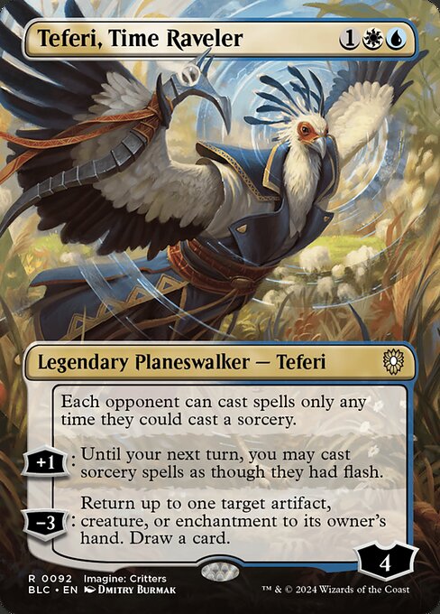 Teferi, Time Raveler [Borderless]