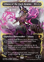 Liliana of the Dark Realms [Borderless Raised Foil]