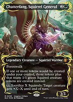Chatterfang, Squirrel General [Borderless Raised Foil]