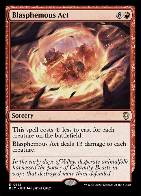 Blasphemous Act [Foil]