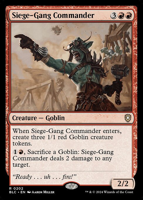 Siege-Gang Commander [Foil]