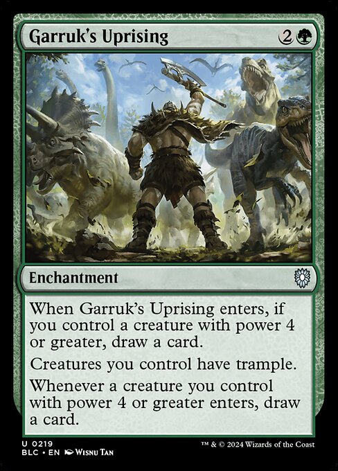 Garruk's Uprising [Foil]