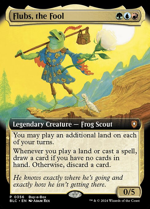 Flubs, the Fool [Buy-A-Box Extended Artwork]