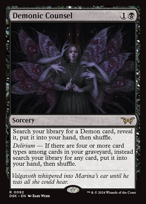 Demonic Counsel [Foil]