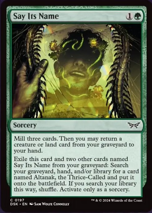 Say Its Name [Foil]