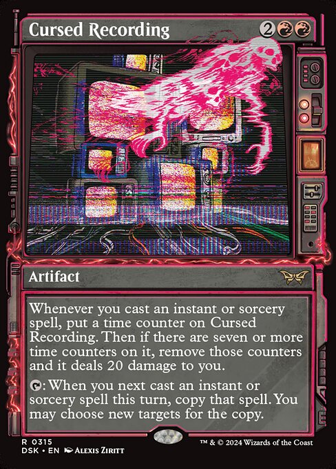 Cursed Recording [Showcase Foil]