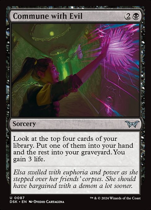 Commune with Evil [Foil]