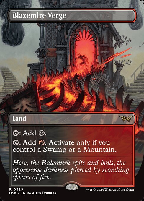 Blazemire Verge [Borderless Foil]