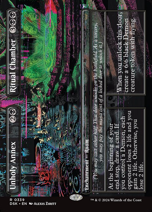Unholy Annex // Ritual Chamber [Borderless Foil]