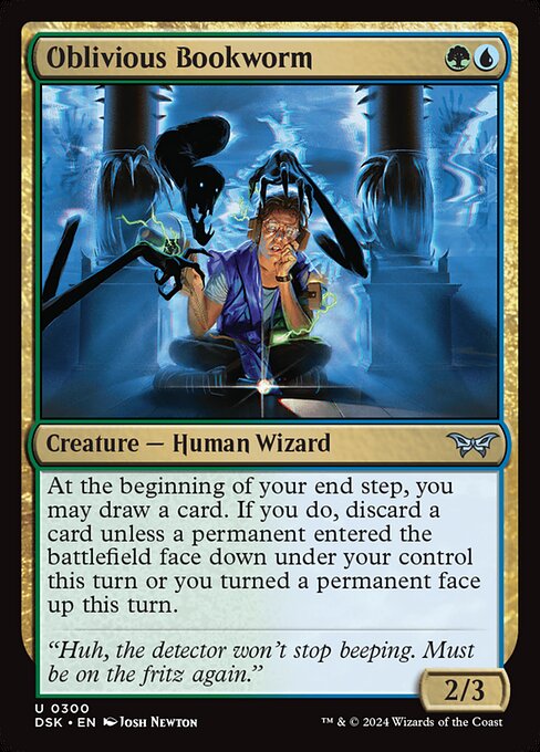 Oblivious Bookworm [Lurking Evil Foil]