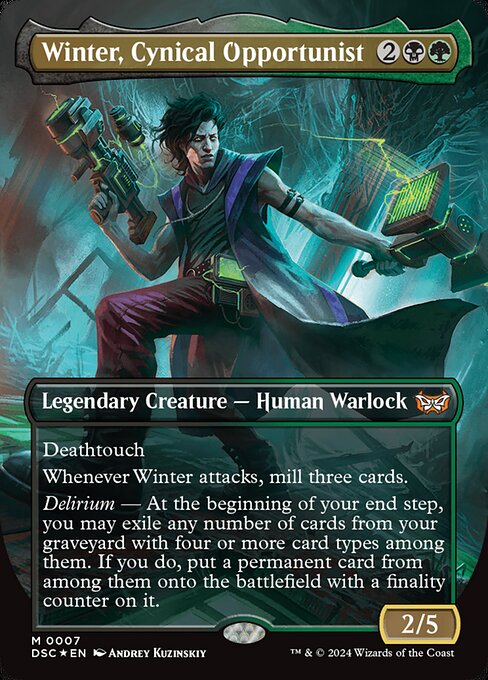 Winter, Cynical Opportunist [Borderless Foil]