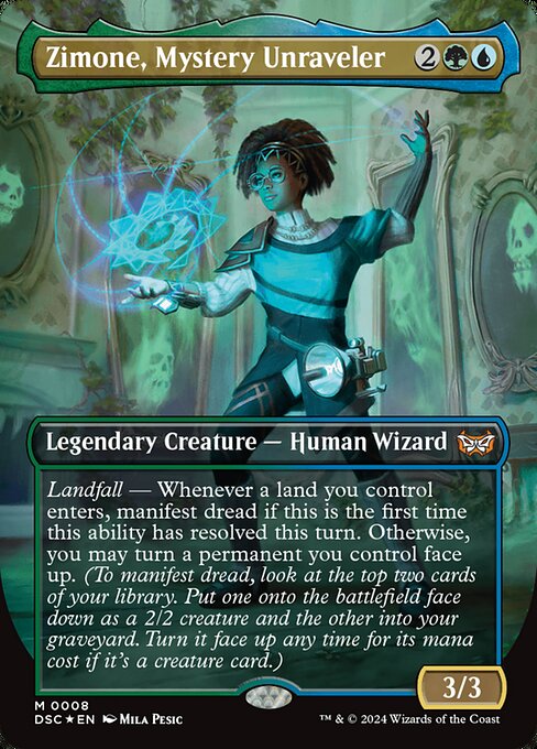 Zimone, Mystery Unraveler [Borderless]