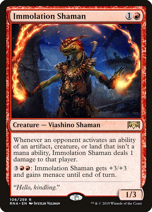 Immolation Shaman [Foil]