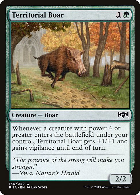 Territorial Boar [Foil]