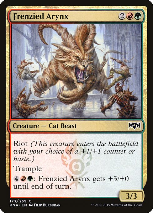 Frenzied Arynx [Foil]
