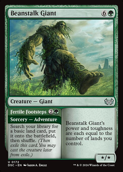 Beanstalk Giant // Fertile Footsteps [Foil]