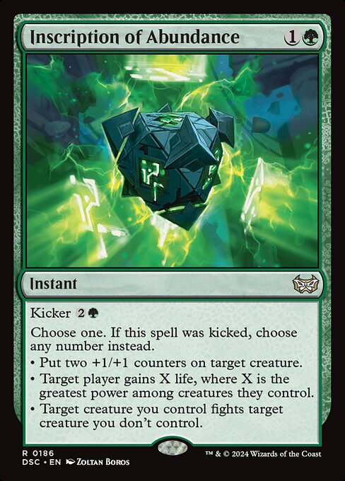 Inscription of Abundance [Foil]