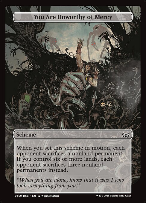 You Are Unworthy of Mercy [Foil]