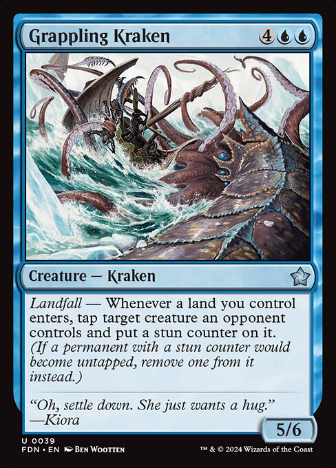 Grappling Kraken [Foil]