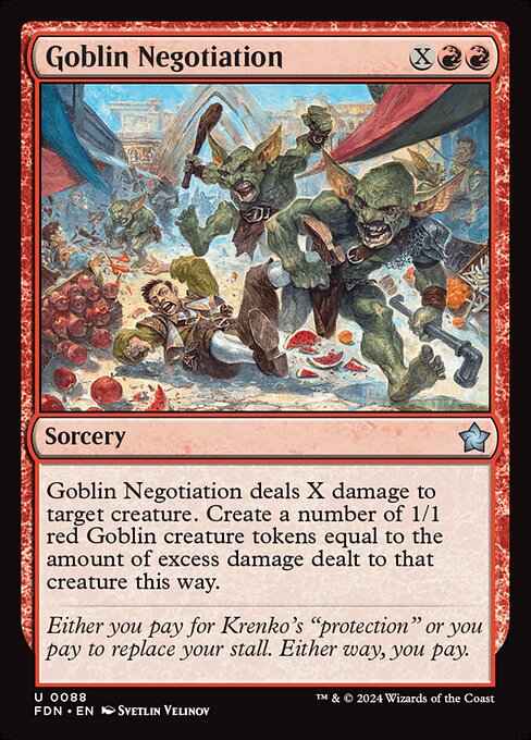 Goblin Negotiation [Foil]