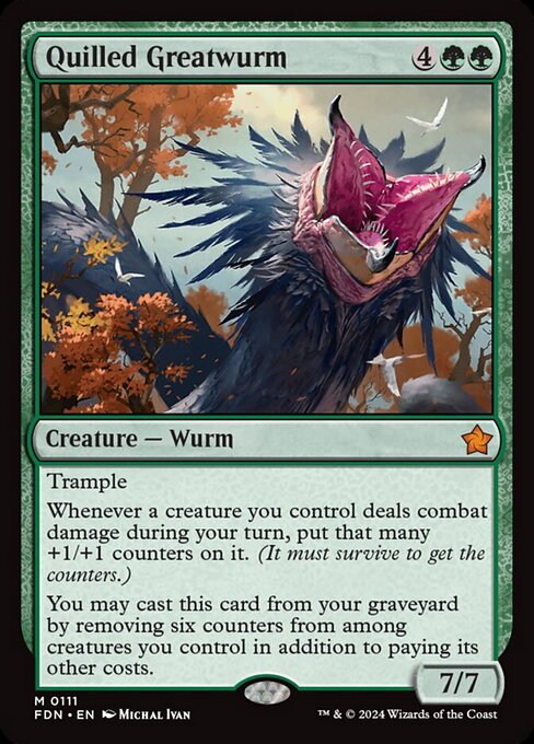Quilled Greatwurm [Foil]