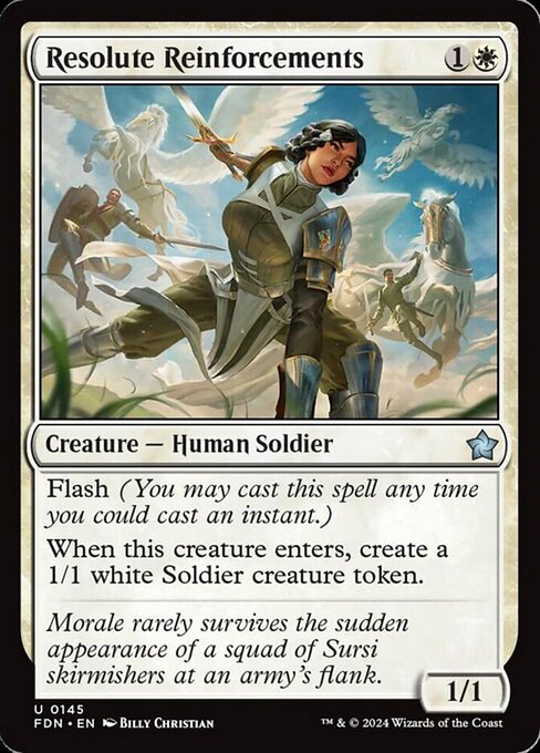 Resolute Reinforcements [Foil]