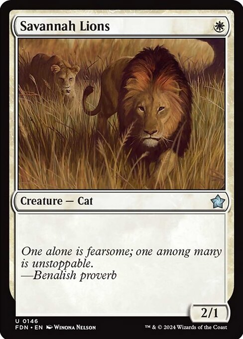 Savannah Lions [Foil]