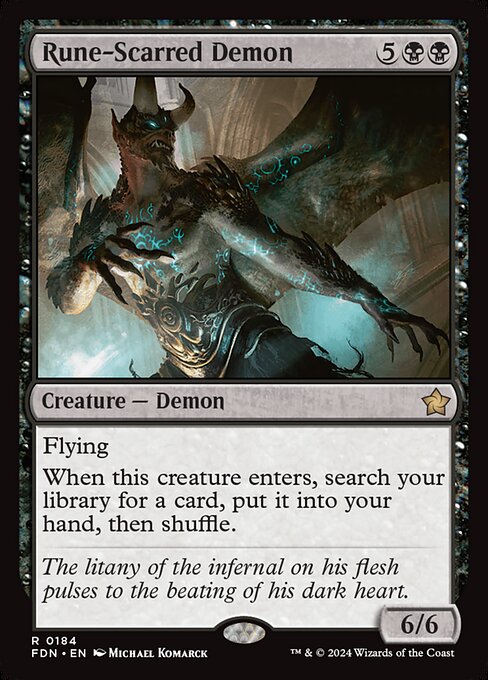 Rune-Scarred Demon [Foil]