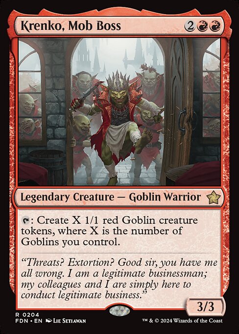 Krenko, Mob Boss [Foil]